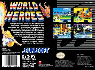 World Heroes - Box - Back Image