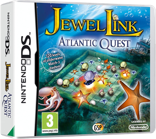 Jewel Link: Atlantic Quest - Box - 3D Image