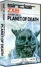 Adventure A: Planet of Death - Box - 3D Image