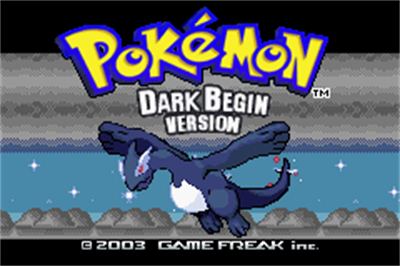 Pokémon Dark Begin - Screenshot - Game Title Image