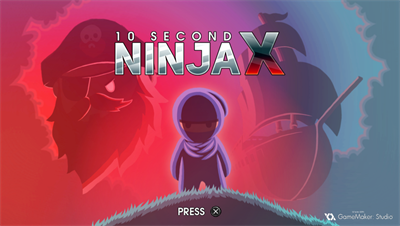 10 Second Ninja X - Screenshot - Game Title Image
