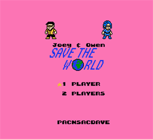 Joey and Owen Save the World  - Screenshot - Game Title Image