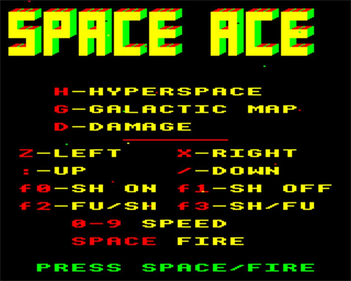 3D Space Raiders - Screenshot - Game Select Image