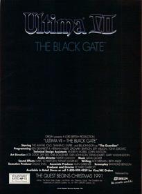 Ultima VII: The Black Gate - Advertisement Flyer - Front Image