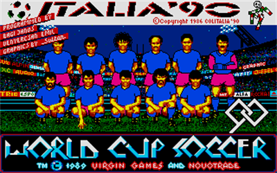 World Cup Soccer Italia '90 - Screenshot - Game Title Image