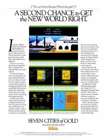 The Seven Cities of Gold - Advertisement Flyer - Front Image