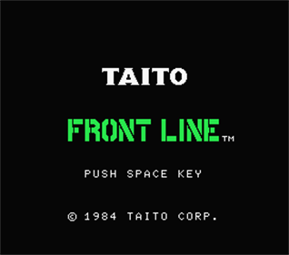 Front Line - Screenshot - Game Title Image
