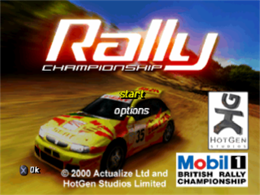 Mobil 1 Rally Championship - Screenshot - Game Title Image