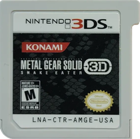 Metal Gear Solid 3D: Snake Eater - Cart - Front Image