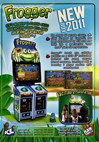 Frogger (Raw Thrills) - Advertisement Flyer - Front Image