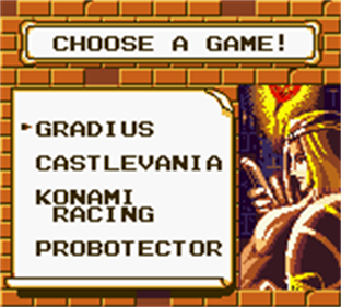 Konami GB Collection: Vol.1 - Screenshot - Game Select Image