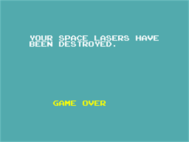 Missile Defense 3-D - Screenshot - Game Over Image