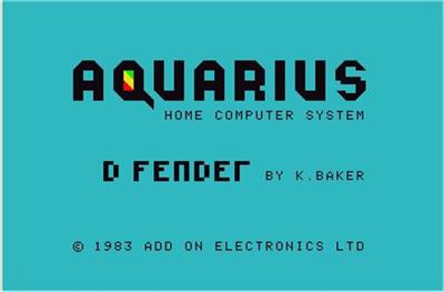 D-Fenders - Screenshot - Game Title Image