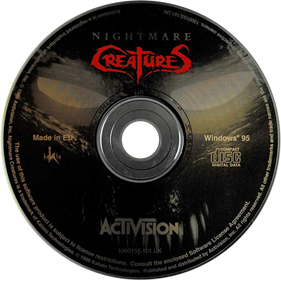 Nightmare Creatures - Disc Image