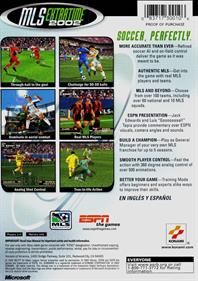 ESPN MLS ExtraTime 2002 - Box - Back Image