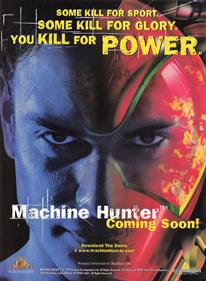 Machine Hunter - Advertisement Flyer - Front Image
