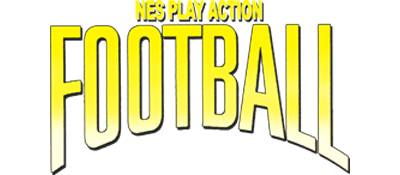 NES Play Action Football - Clear Logo Image