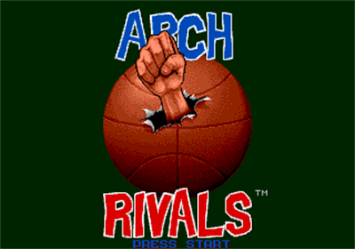 Arch Rivals: The Arcade Game - Screenshot - Game Title Image