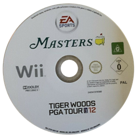 Tiger Woods PGA TOUR 12: Masters - Disc Image