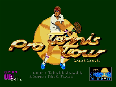 Pro Tennis Tour - Screenshot - Game Title Image