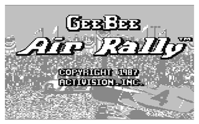 Gee Bee Air Rally - Screenshot - Game Title Image