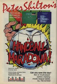 Peter Shilton's Handball Maradona! - Advertisement Flyer - Front Image
