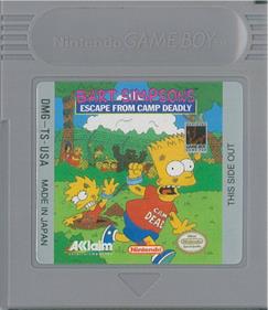 Bart Simpson's Escape from Camp Deadly - Cart - Front Image