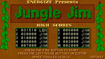 Jungle Jim - Screenshot - Game Title Image