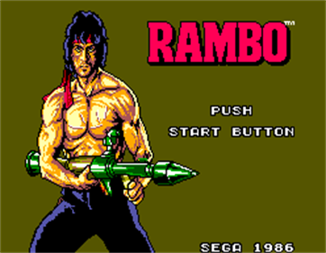 Rambo: First Blood Part II - Screenshot - Game Title Image