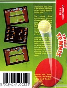 Table Tennis - Box - Back Image