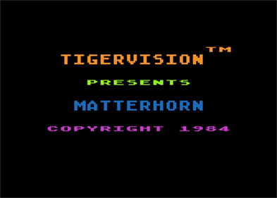 Matterhorn - Screenshot - Game Title Image