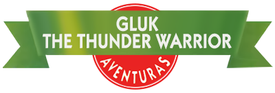 Gluk the Thunder Warrior - Clear Logo Image
