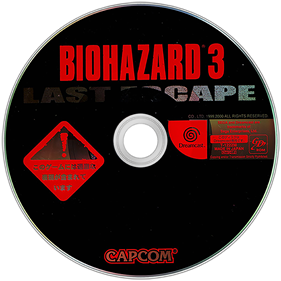 Resident Evil 3: Nemesis - Disc