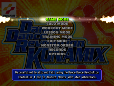 Dance Dance Revolution: Konamix - Screenshot - Game Select Image