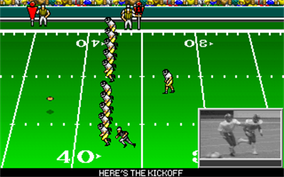 MicroLeague Football 2 - Screenshot - Gameplay Image