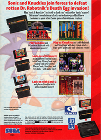 Sonic & Knuckles - Box - Back Image