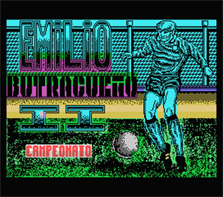 Emilio Butragueño Fútbol 2 - Screenshot - Game Title Image