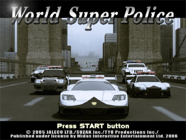 World Super Police - Screenshot - Game Title Image