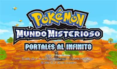 Pokémon Mystery Dungeon: Gates to Infinity - Screenshot - Game Title Image