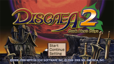 Disgaea 2: Dark Hero Days - Screenshot - Game Title Image
