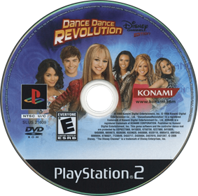 Dance Dance Revolution: Disney Channel Edition - Disc Image