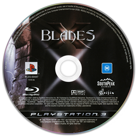 X-Blades - Disc Image