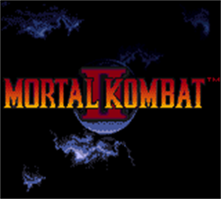 Mortal Kombat II - Screenshot - Game Title Image