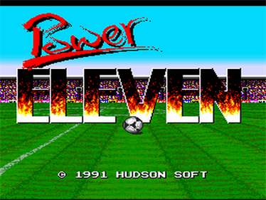 Power Eleven - Screenshot - Game Title Image