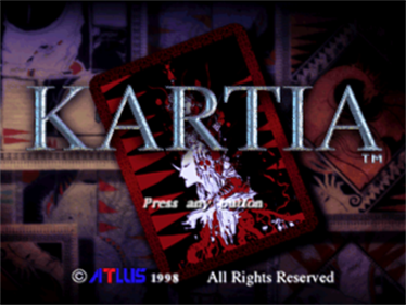 Kartia: The Word of Fate - Screenshot - Game Title Image