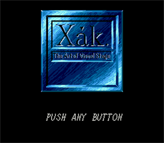 Xak: The Art of Visual Stage - Screenshot - Game Title Image