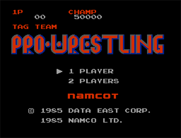 Tag Team Pro-Wrestling Special - Screenshot - Game Title Image