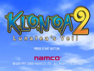 Klonoa 2: Lunatea's Veil - Screenshot - Game Title Image