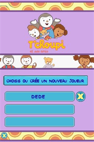 Les Nouvelles Aventures de T'choupi et ses Amis - Screenshot - Game Title Image