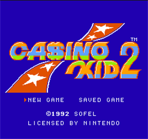 Casino Kid II - Screenshot - Game Title Image